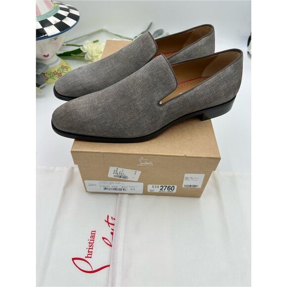 Men\'s Christian Louboutin, Danny flex loafers size 43 made in Italy